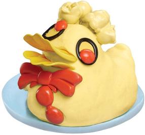 Rotaļu virtuves piederumi, kūku komplekts Little Tikes CreativeChefs Bluey Duck, daudzkrāsaina