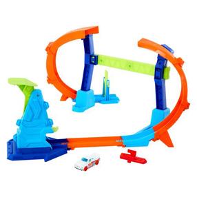 Automobilių trasa Mattel Hot Wheels Stunt Corkscrew Jump Champion, įvairių spalvų