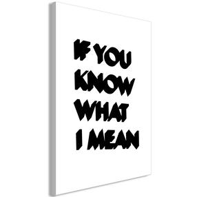 Репродукция Artgeist If You Know What I Mean N8353-S, 20 см x 30 см