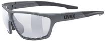 Sporta saulesbrilles Uvex Sportstyle 706 V, 72 mm, pelēka krās.
