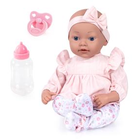 Кукла - новорожденная с аксессуарами Bayer Reborn 19740, 38 см, розовый цв.