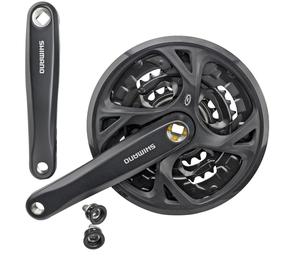 Vänt Shimano Altus FC-M371-48T, 170 mm, metall, must v.