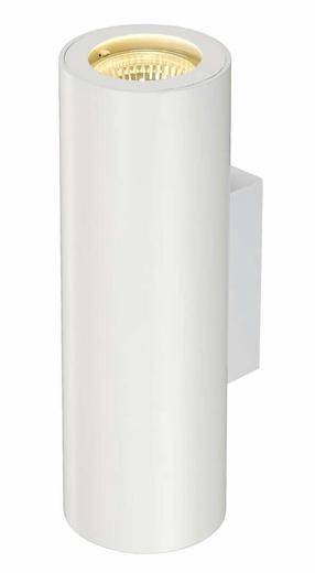 Valgusti seinale SLV Enola B 151801, GU10, 2 x 50 W, valge v. / valge v.