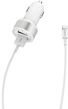 Automobilinis įkroviklis Devia, Apple Lightning/2 x USB