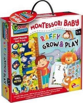 Развивающая игра Lisciani Montessori Baby Grow & Play, многоцветный