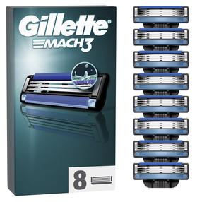 Бритвенные лезвия Gillette Mach3, 8 шт.