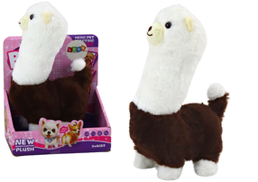 Interaktyvus žaislas Lean Toys Llama, 23 cm, ruda sp.