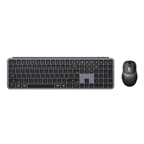 Belaidis klaviatūros ir pelės komplektas Keychron B6 Pro + BM24 Wireless Combo KCBD4, Anglų (US), juoda sp./pilka sp.