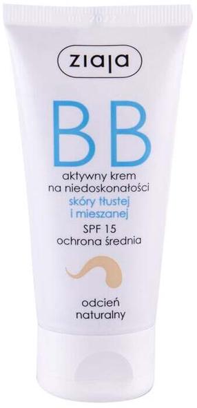 BB krēms Ziaja BB Cream, gaiši brūna krās., natural, 50 ml