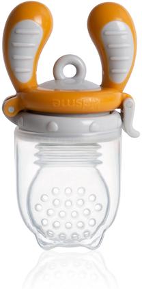 Šviežio maisto maitintuvas Kidsme Food Feeder, 6+ mėn., plastikas/silikonas, oranžinė sp.