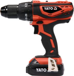 Bezvadu triecienurbjmašīna- skrūvgriezis ar bateriju Yato YT-82786, 18 V, 2 Ah