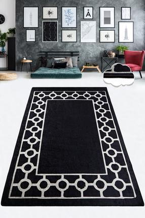 Paklāja celiņš Conceptum Hypnose Bague Black, balta krās./melna krās., 300 cm x 80 cm