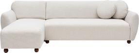Kampinė sofa Hanah Home Eddy 560ARE1198, balta sp., kairinė, 273 x 93 cm x 86 cm