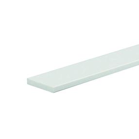 LIIST PVC VALGE 1000X30X5MM