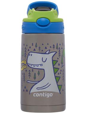 Veepudel Contigo Easy Clean Fire Dragon, sinine v./valge v./hõbe v., roostevaba teras, 0.42 l