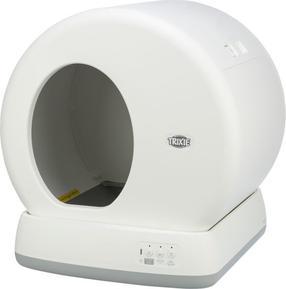 Automatinis kačių tualetas Trixie TX-40040, balta sp., uždaras, išmanusis, 55.3 cm x 52 cm x 55.5 cm