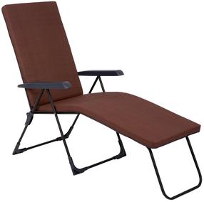 Āra zvilnis Patio Barletta Black Edition H047-04PB, brūna krās./melna krās., 144 cm x 58 cm x 59 - 102 cm
