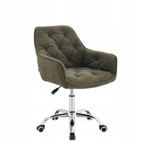 Darbo kėdė Homla Fussy Basic, 61 x 57 x 80 - 90 cm, žalia sp.
