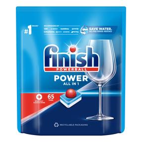 Nõudepesumasina tabletid Finish Powerball, 65 tk