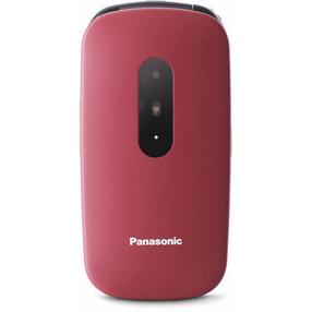 Кнопочный телефон Panasonic KX-TU446EXR, красный цв.