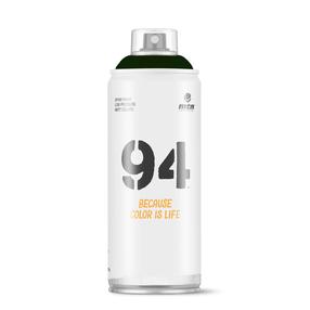 Krāsu aerosoli Montana 94, preču zīmes, tumši zaļa krās., 0.4 l