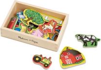 Magnetukai Melissa & Doug Farm, įvairių spalvų, 20 vnt.