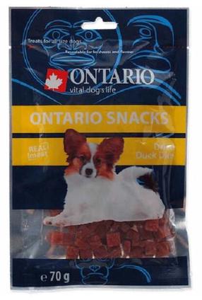 Skanėstas šunims Ontario Dice, antiena, 0.070 kg