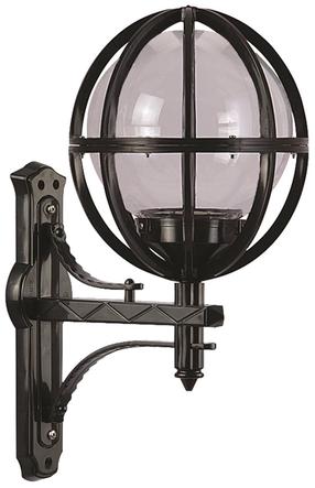 Sieninis lauko šviestuvas Opviq BAP-68080-BSY-M2, 60W, E27, IP65, juoda sp., 40 cm x 62 cm