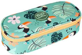Penalas CoolPack Campus Toucans, 23 cm x 10.5 cm, žalia sp./įvairių spalvų