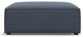 Pufas Micadoni Home Jodie Structured Fabric, mėlyna sp., 102 cm x 80 cm x 40 cm