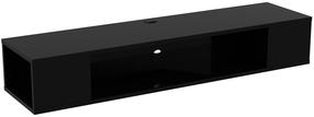 TV galds Kalune Design Peti, melna krās., 35.2 cm x 135 cm x 23 cm