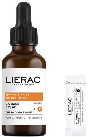 Veido serumas Lierac Luminosity Protocol The Concentrated Serum 30 ml + sachets Pure Vitamin C, 30 ml