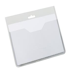 Visiitkaardi ümbris Durable, 6 cm x 9 cm, 20 tk, läbipaistev v.