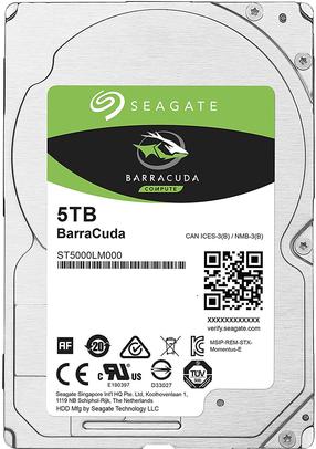 Kietasis diskas (HDD) Seagate Barracuda ST5000LM000, 2.5", 5 TB