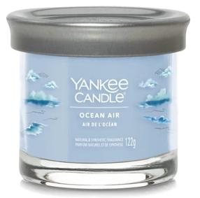 Свеча, ароматическая Yankee Candle Signature Ocean Air, 20 - 30 час, 122 г, синий цв.