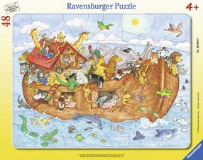 Puzle Ravensburger Noah's Arc 066049, 32 cm x 23 cm, 60 gab., daudzkrāsaina