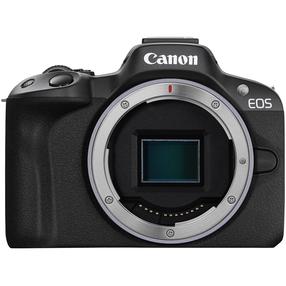 Sistēmas fotoaparāts Canon EOS R50, melna krās.
