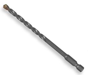 Grąžtas Stanley Masonry STA53013, mūrui/raudonos plytos, sraigtinis, hex 1/4, 5 mm x 10.1 cm
