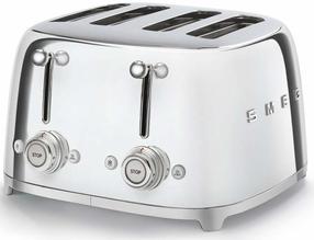 Tosteris Smeg TSF03SSEU, sudraba krās.