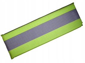 Самонадувающийся коврик KUBIsport, желтый цв./серый цв., 195 см x 60 см x 7 см
