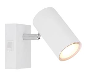 Lampa sienas Globo Robby 57911-1W, GU10, 1 x 25 W, balta krās. / balta krās.