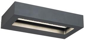 Valgusti lagi ja seinad CristalRecord, 4000°K, LED, antratsiit v., 12 W