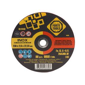 Griešanas disks Forte Tools 406430, 230 mm x 2 mm x 22.23 mm
