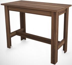 Baro stalas Kalune Design Barra, riešuto sp., 120 cm x 60 cm x 93 cm