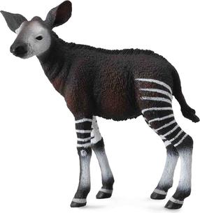 Rotaļlietu figūriņa Collecta Okapi Calf 88533, 7 cm, balta krās./melna krās.