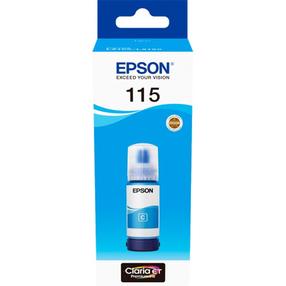 Printera kasetne Epson 115 EcoTank, zilganzaļa (cyan) krās.