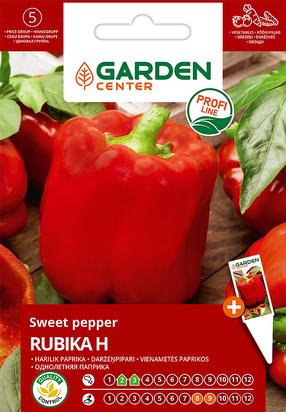 Семена Garden Center, паприка RUBIKA H, 0.1 г
