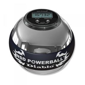 Jėgos kamuoliai NSD Powerball Metal Pro Diablo Heavy, 350 Hz
