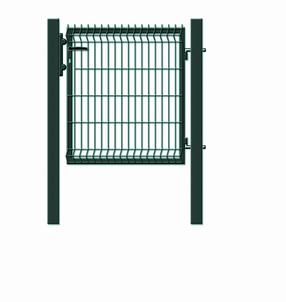 Mazie vārti ar segmentālu pildījumu Garden Center RAL6005, 100 cm x 103 cm, zaļa krās.