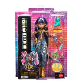 Lėlė su priedais Mattel Monster High Cleo De Nile JHK32, 28 cm, mėlyna sp.